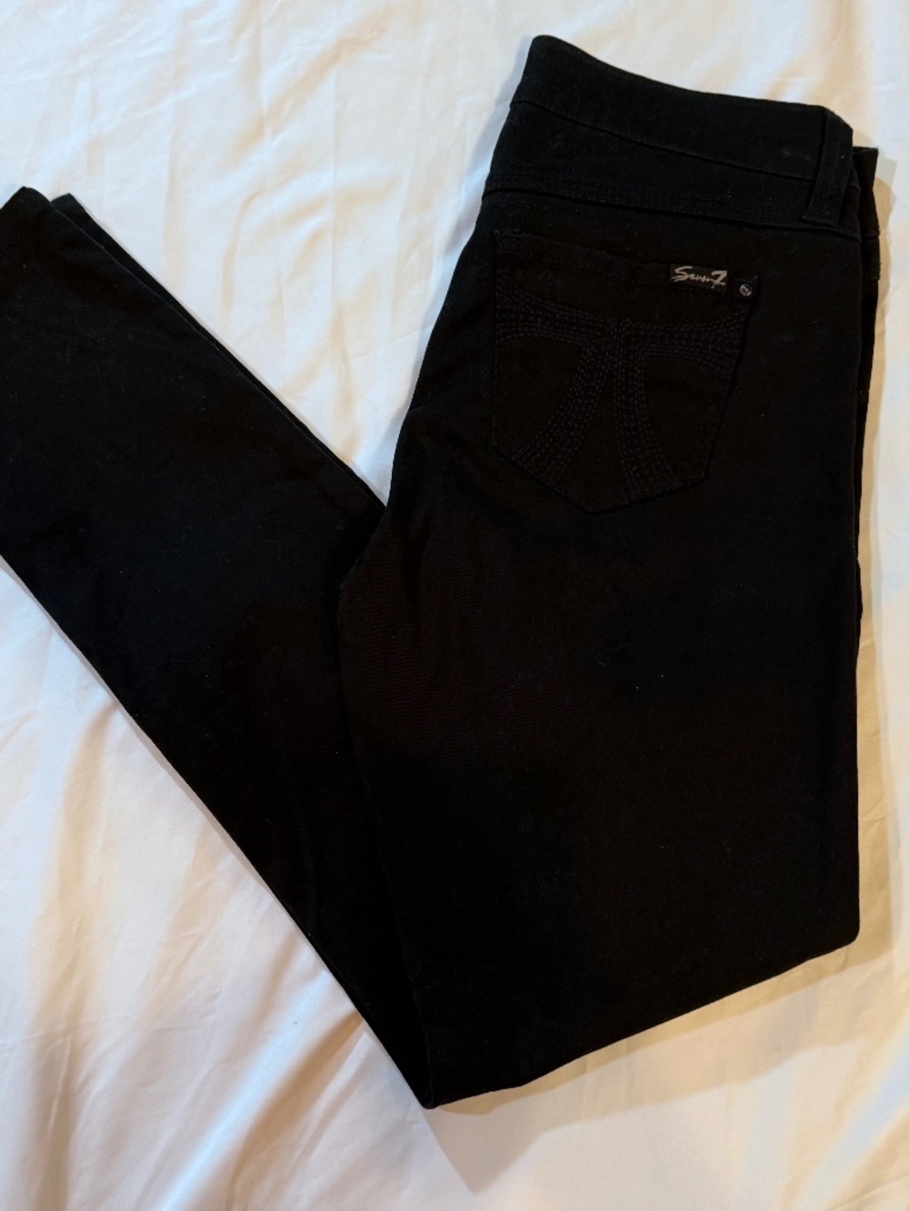 Seven Skinny Jeans Size 4 Black